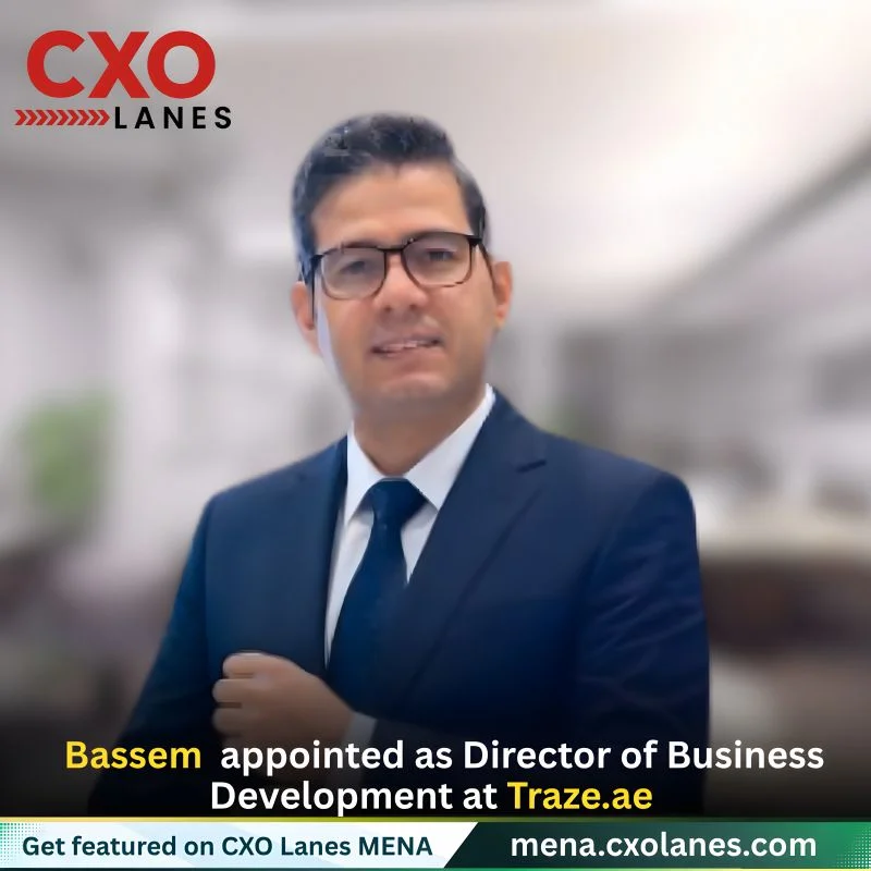 Bassem Abdou, MBA, appointed as Director of Business Development at Traze