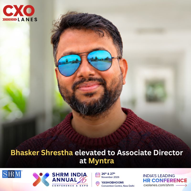 Bhasker Shrestha has been elevated to Associate Director at Myntra, following his tenure as Deputy Director. With over a...