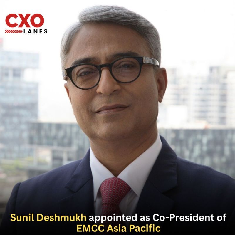 Sunil Deshmukh appointed as Co-President of EMCC Global Asia Pacific