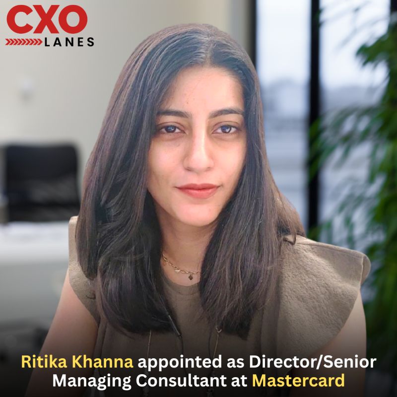 Ritika Khanna has been appointed as Director/Senior Managing Consultant at Mastercard. She brings over 12 years of experience in