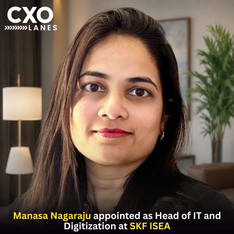 Manasa Nagaraju has been appointed as Head of IT and Digitization at SKF ISEAM. In this expanded leadership role, she will drive the organiz