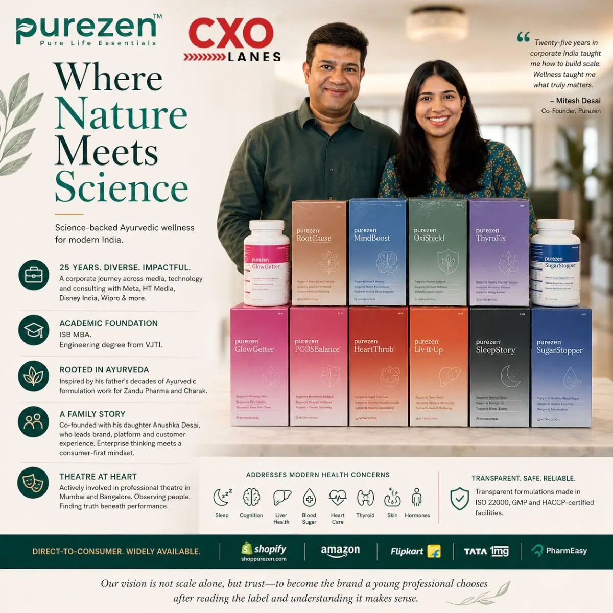 Mitesh Desai | Co-Founder, Purezen Health Solutions