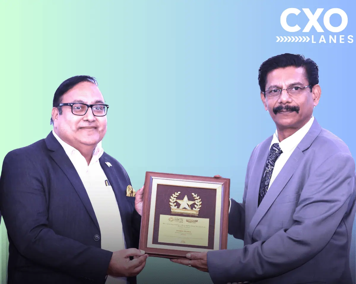SANJEEV SHARMA recognized as one of INDIA’S MOST INFLUENTIAL CLEAN ENERGY LEADER 2025.