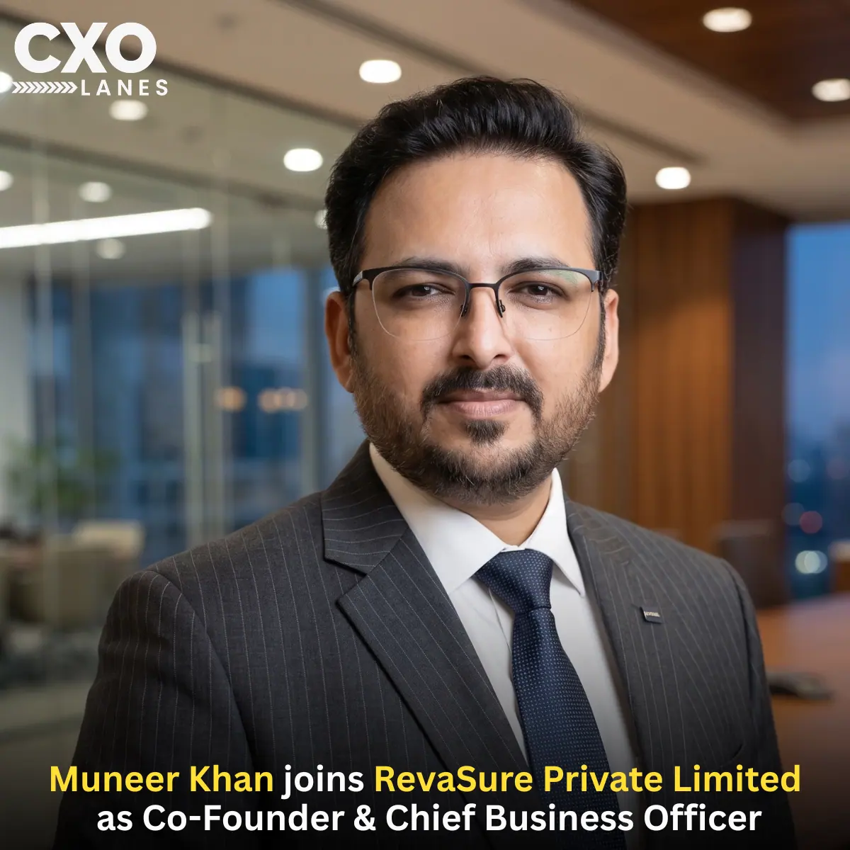 Muneer Khan Joins RevaSure Private Limited as Co-Founder & Chief Business Officer