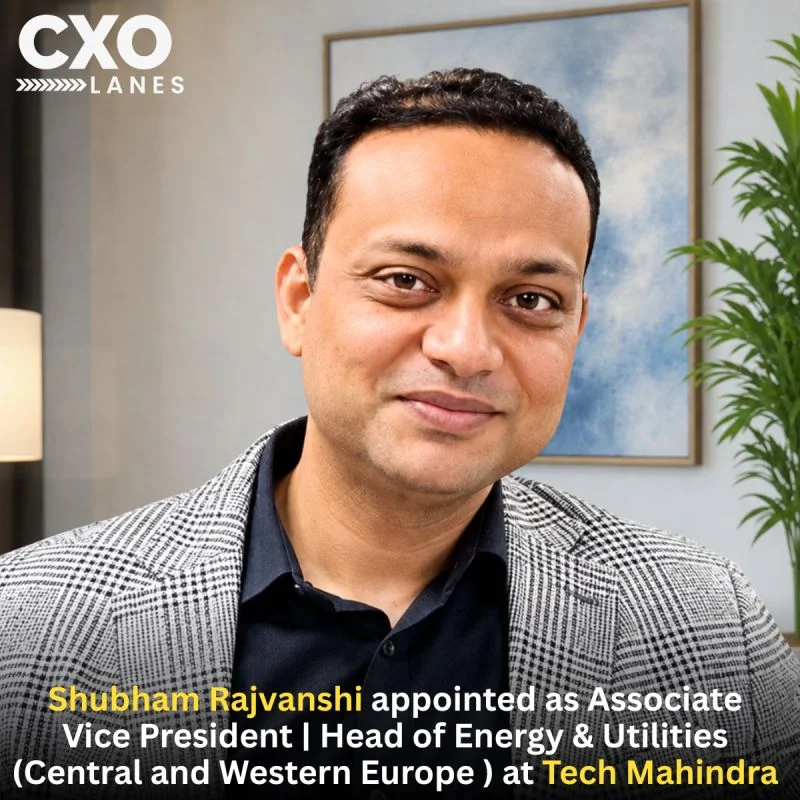 Shubham Rajvanshi appointed as Associate Vice President | Head of Energy & Utilities (Central and Western Europe) at Tech Mahindra