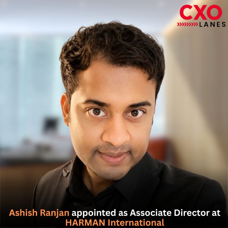 Ashish Ranjan has been appointed as Associate Director at HARMAN International. With extensive expertise in data architecture, analytics, AI