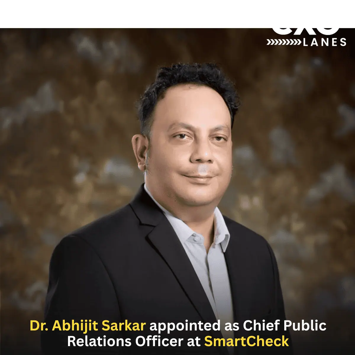 SmartCheck Appoints Dr. Abhijit Sarkar as Chief Public Relations Officer to Strengthen Global Corporate Communications