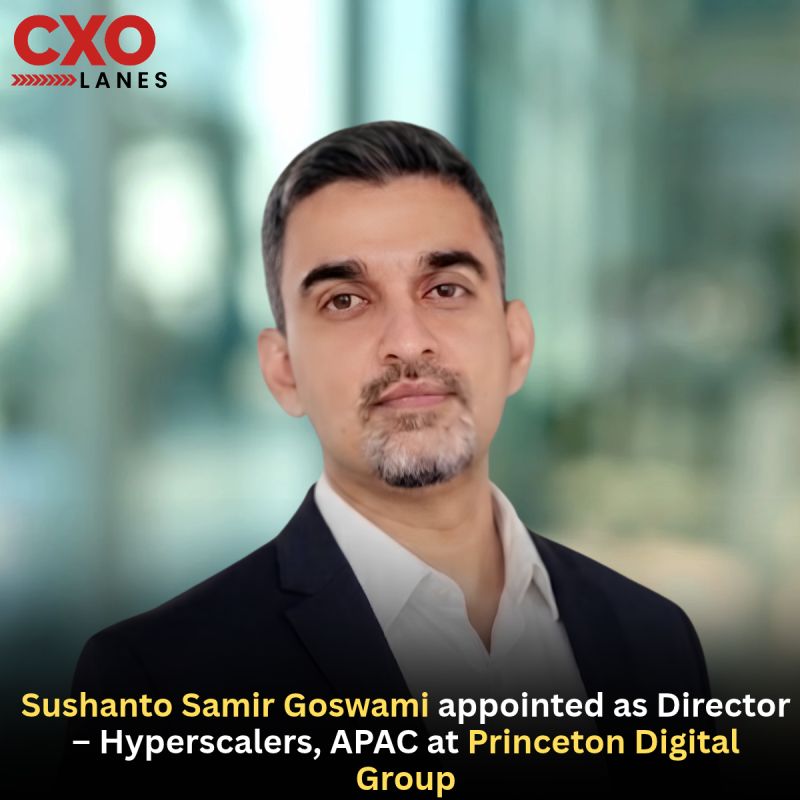 Sushanto Samir Goswami appointed as Director – Hyperscalers, APAC at Princeton Digital Group