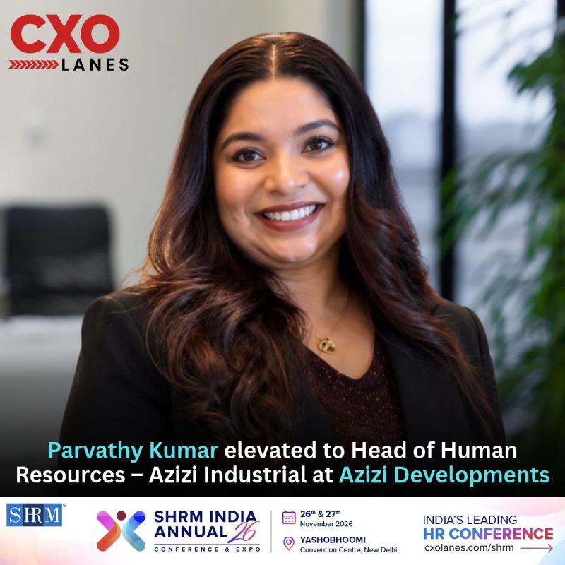 Parvathy Kumar (Assoc CIPD) has been elevated to Head of Human Resources – Azizi Industrial at Azizi Developments. In her...