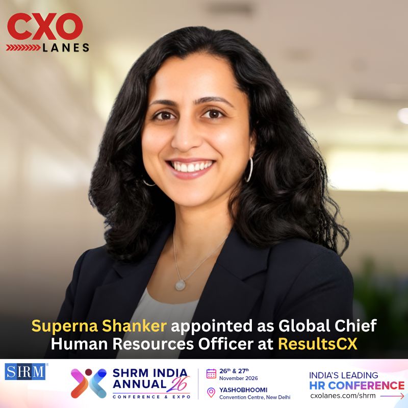 Superna Shanker has been appointed as Global Chief Human Resources Officer at ResultsCX, bringing over 25 years of HR...