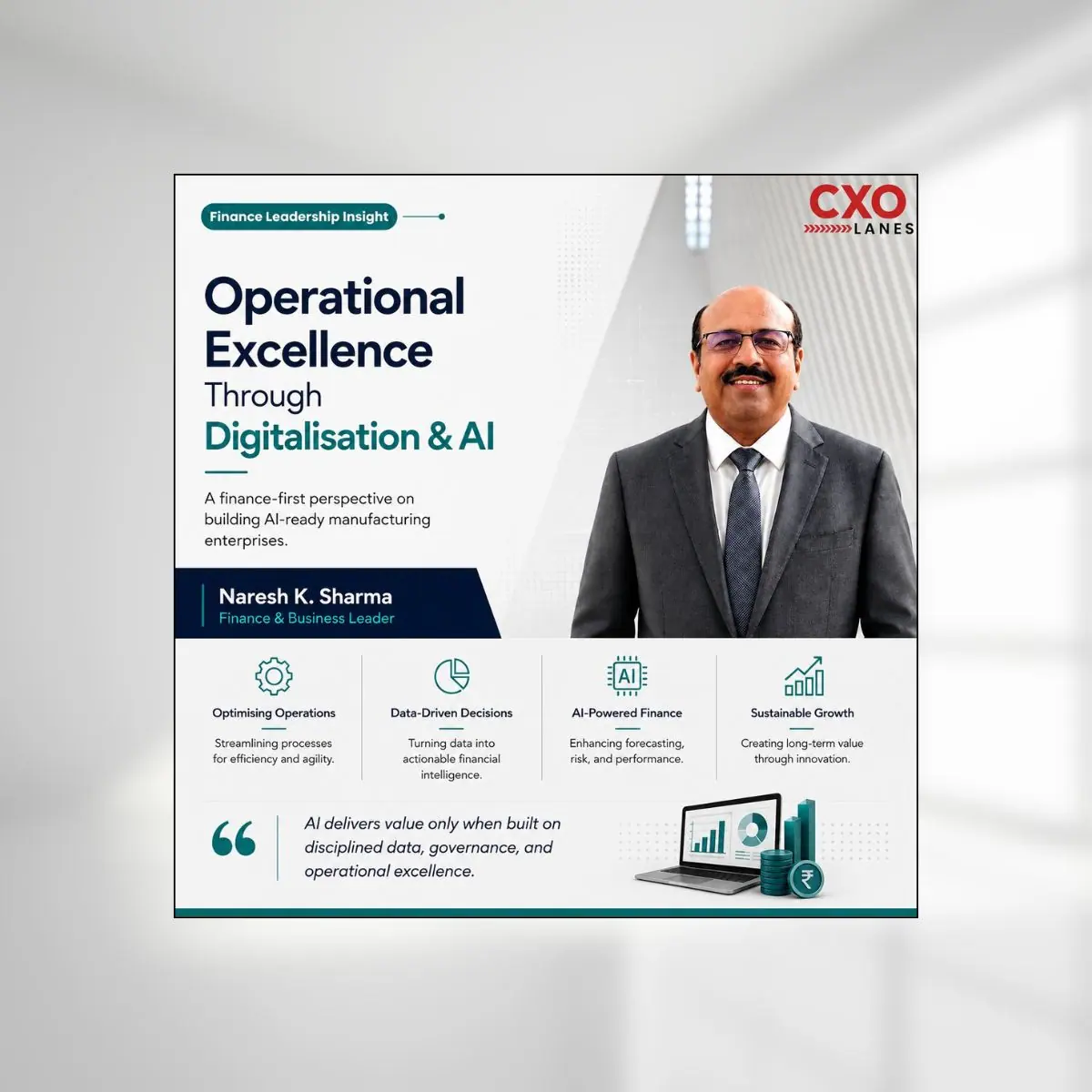 Operational Excellence Through Digitalisation and AI: Why the CFO Must Lead the Readiness Agenda