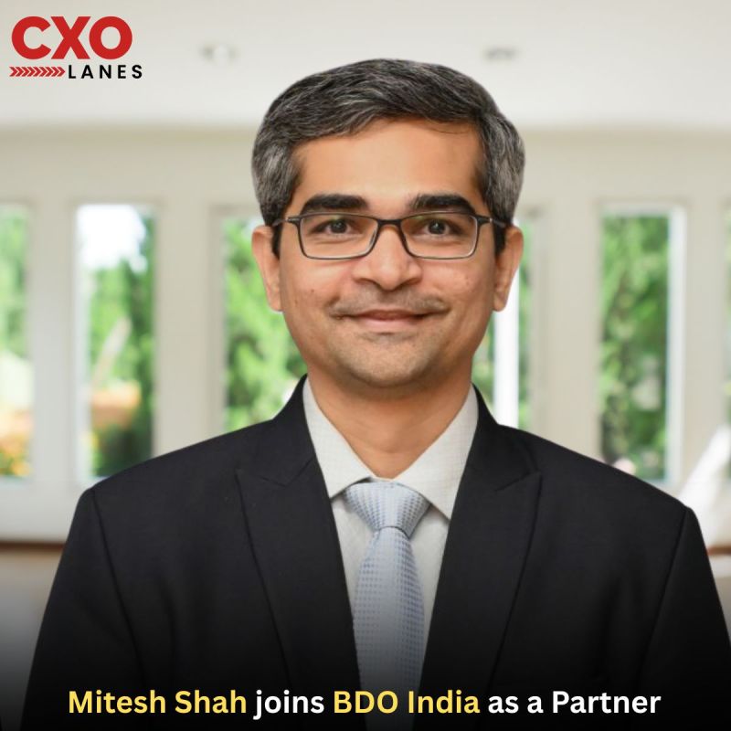 Mitesh Shah has joined BDO India as a Partner in the Corporate Counsel practice, bringing over 20 years of experience in corporate.