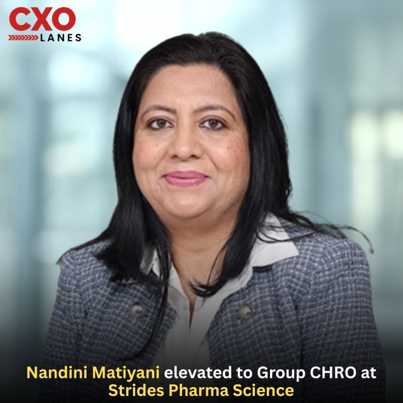 Nandini Matiyani elevated as Group CHRO at Strides