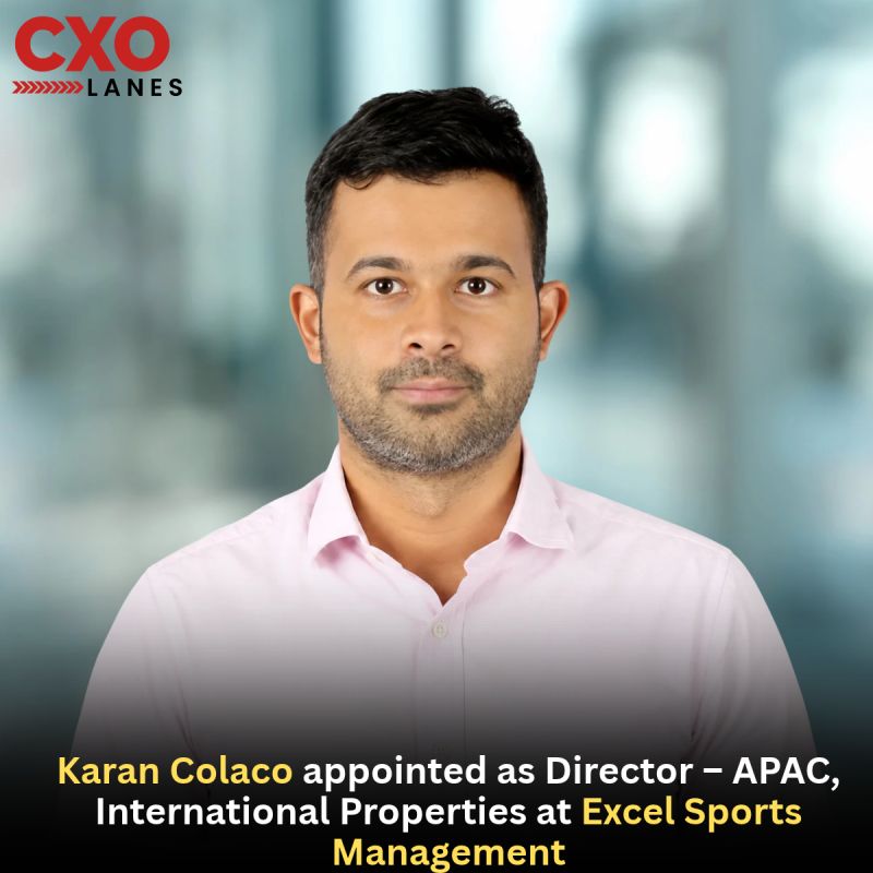 Karan Colaco appointed as Director – APAC, International Properties at Excel Sports Management