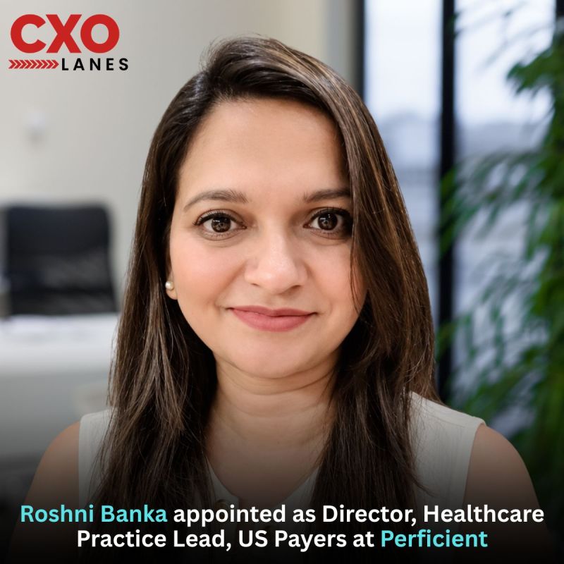 Roshni Banka has been appointed as Director, Healthcare Practice Lead, US Payers at Perficient. In her new role, she will focus on