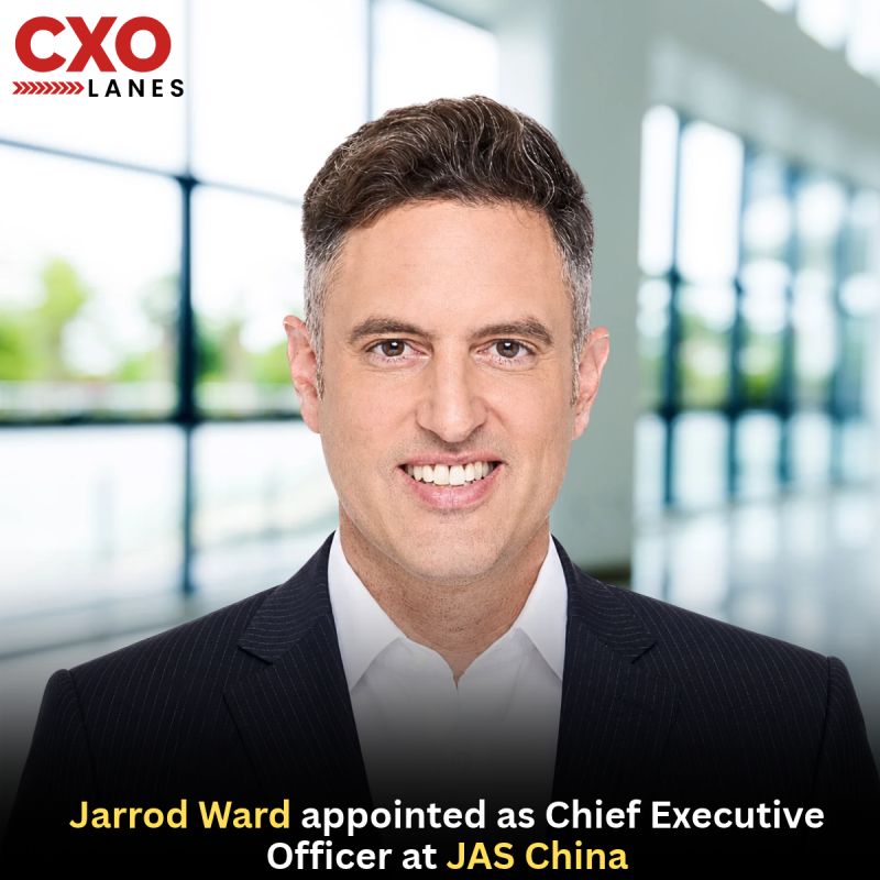 Jarrod Ward appointed as Chief Executive Officer at JAS Worldwide China