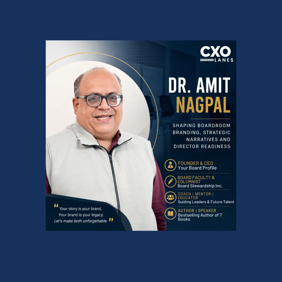Dr. Amit Nagpal: Shaping Boardroom Branding and Strategic Narratives