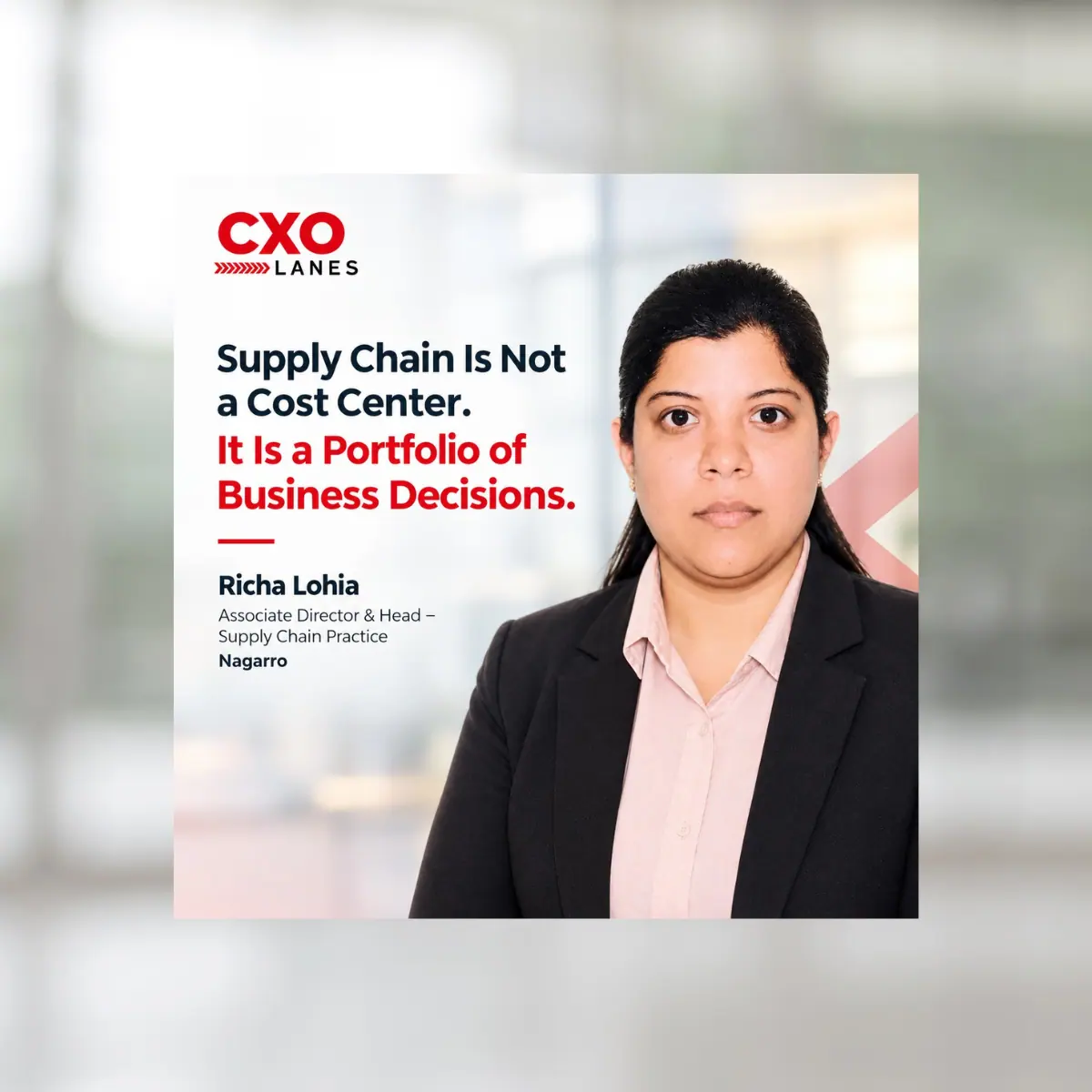 Supply Chain Is no longer a Cost Center. It Is a Portfolio of Business Decisions.