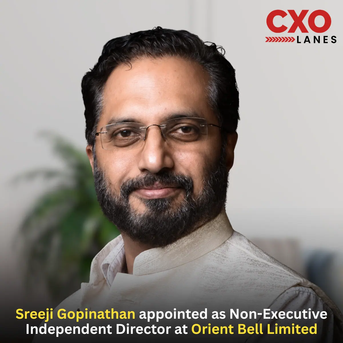 Sreeji Gopinathan Appointed as Non-Executive Independent Director at Orient Bell Limited