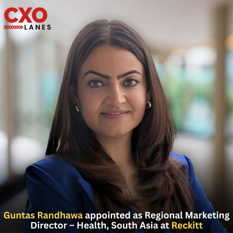 Guntas Randhawa has been appointed as Regional Marketing Director – Health, South Asia at Reckitt, bringing extensive experience across