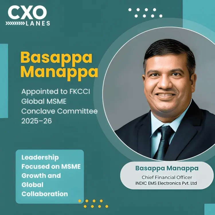 Basappa Manappa Appointed Committee Member for FKCCI Global MSME Conclave 2025–26