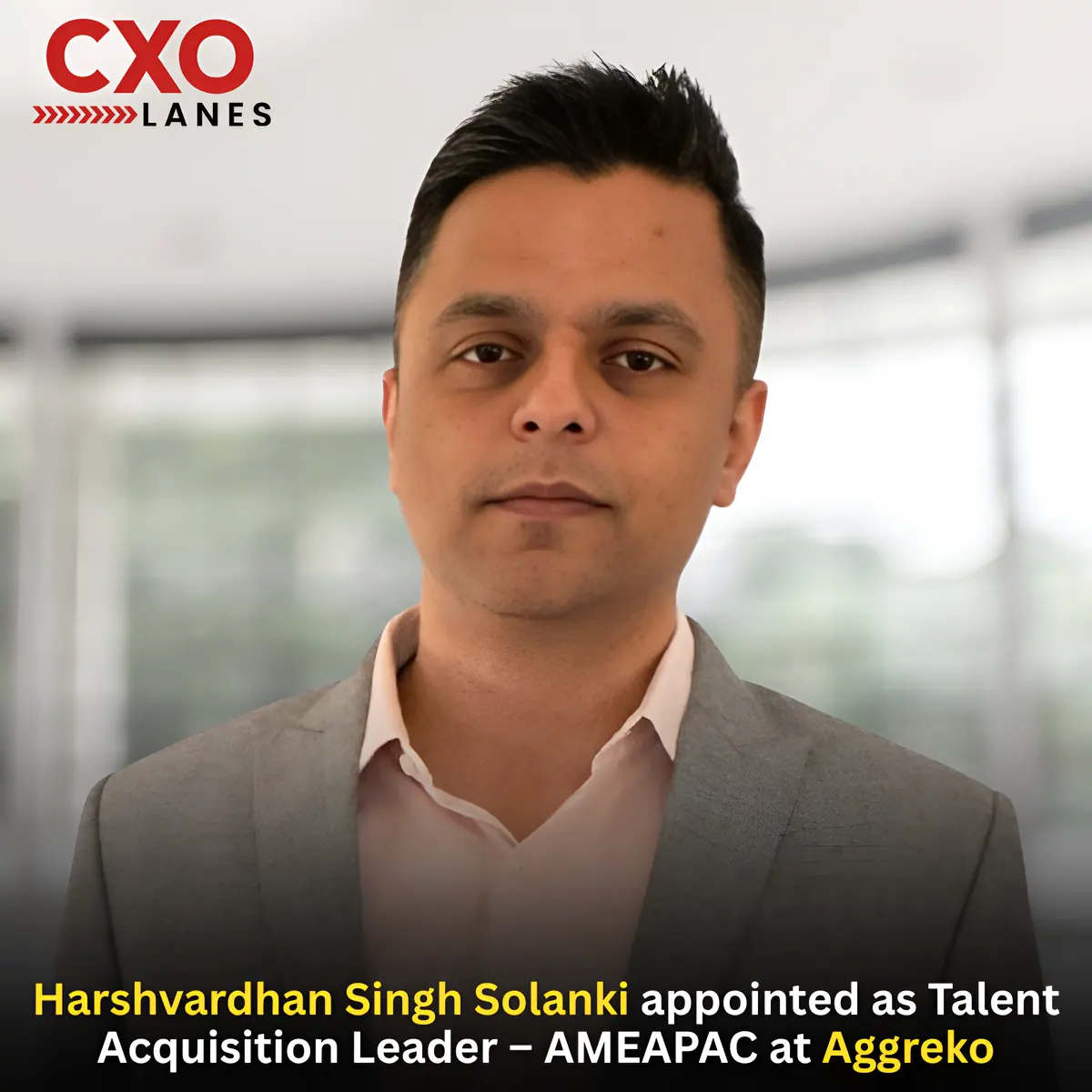 Harshvardhan Singh Solanki Appointed as Talent Acquisition Leader – AMEAPAC at Aggreko