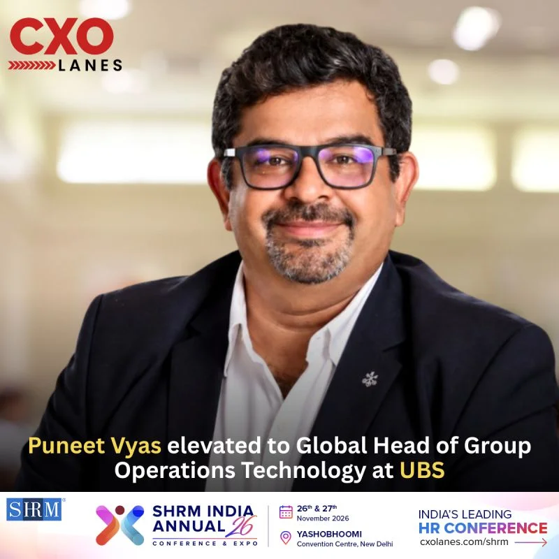 Puneet Vyas elevated to Global Head of Group Operations Technology at UBS