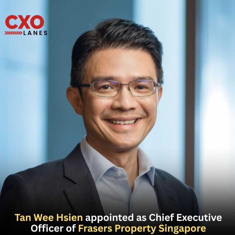 Wee Hsien Tan appointed as Chief Executive Officer of Frasers Property Limited, Singapore
