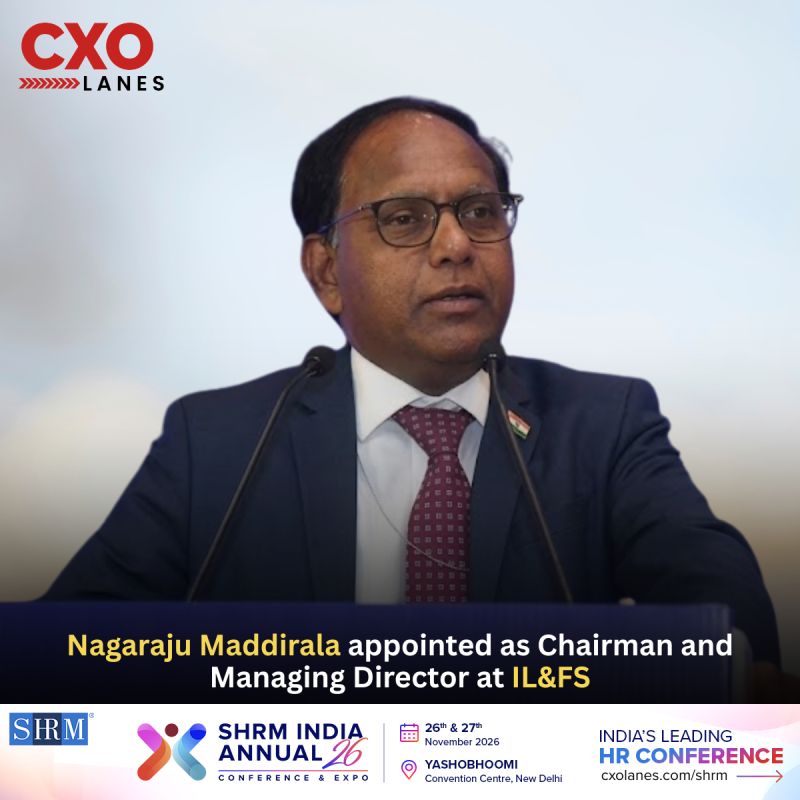 Nagaraju Maddirala has been appointed as Chairman and Managing Director at IL&FS Financial Services Ltd (IFIN), following...