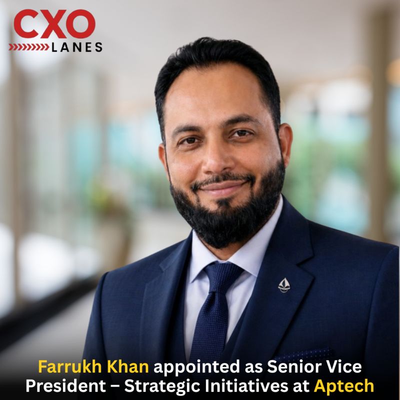 Farrukh Khan has been appointed as Senior Vice President – Strategic Initiatives at Aptech. A seasoned business leader with extensive experi